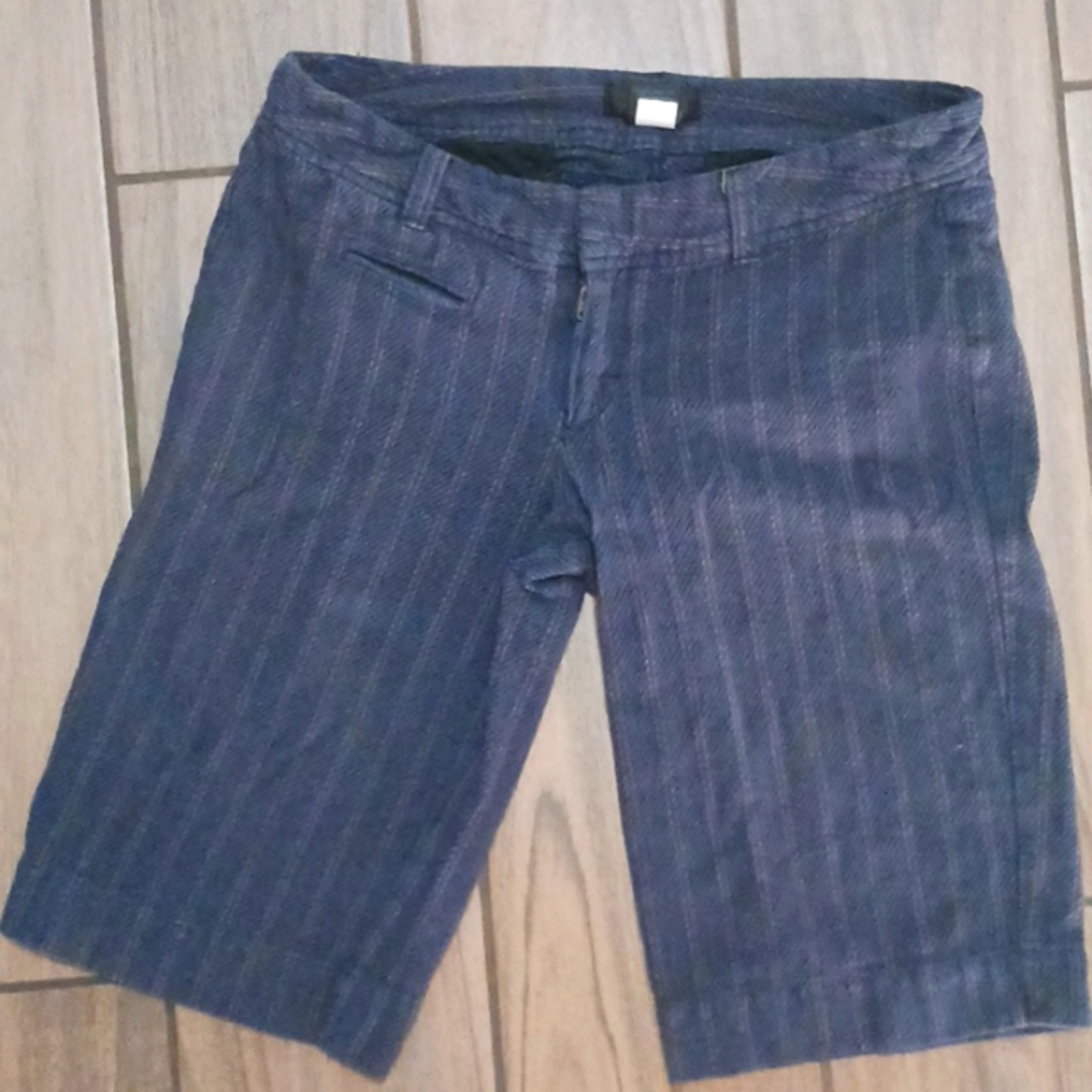 Red Navy Frenchi Shorts